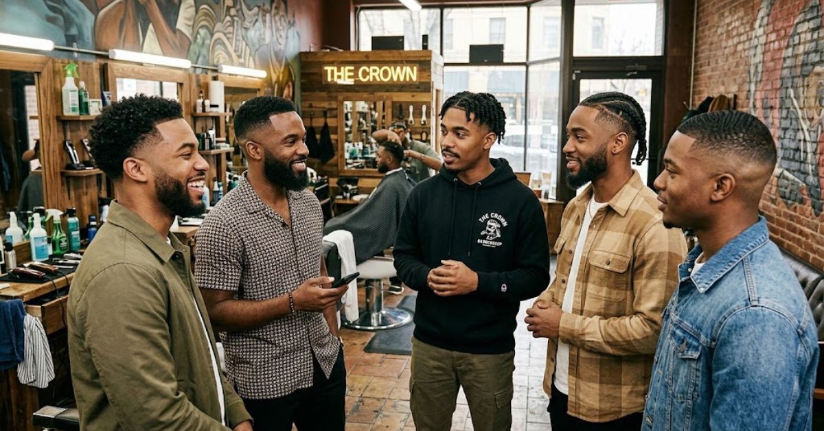 Low Fade Haircut Black Men