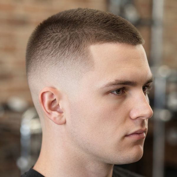 Military Buzz Cut High Fade