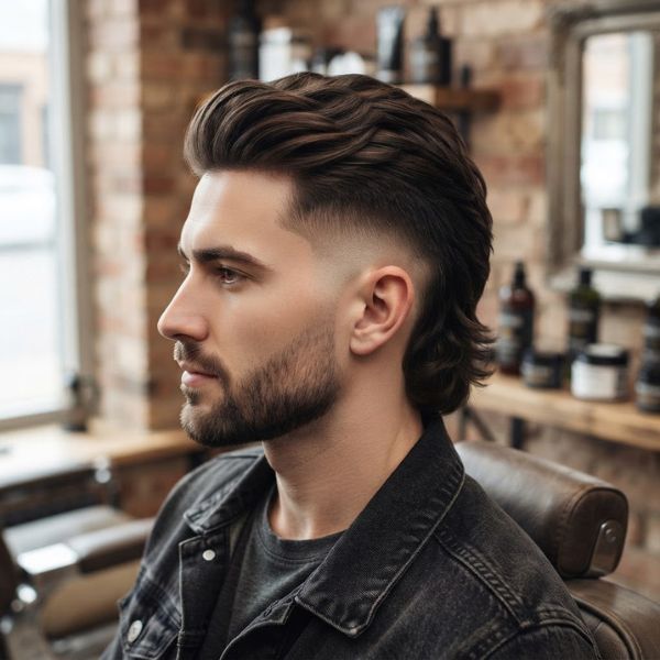 Short Skin Fade Mullet